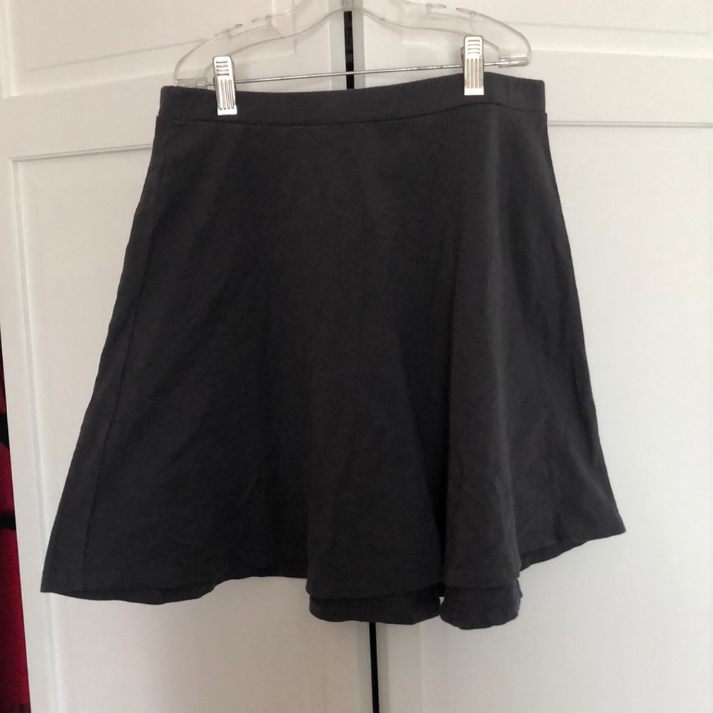 Charcoal skater skirt